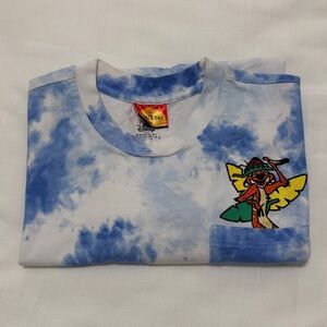 $33 🛍️ Disney Parks Timon and Pumbaa Blue and White Tie-Dye for Adult Size Large